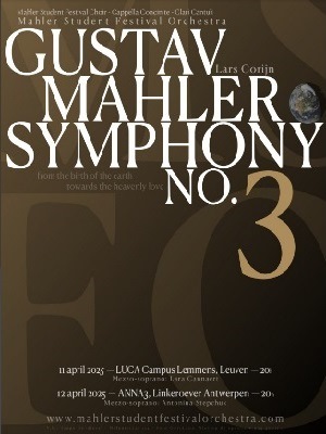 Zaterdag 12 april 2025 - 20 uur | Mahler | 3de Symphonie | Mahler Student Festival Orchestra | Lars Corijn | Sint-Anna-ten-Drieënkerk Antwerpen Linkeroever | ANNA3
